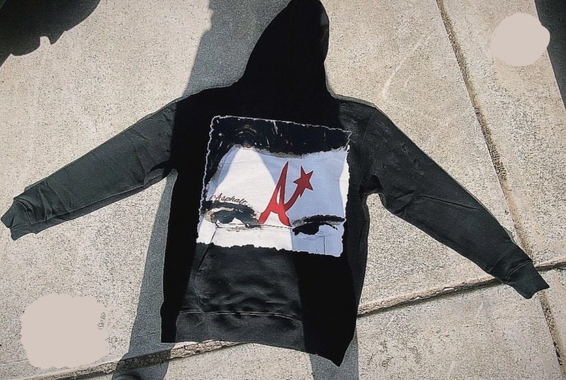 Asphalt Distressed Hoodie